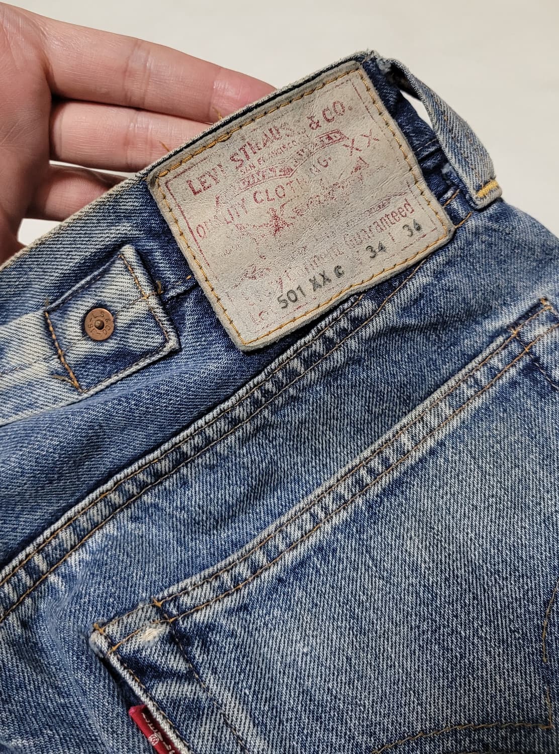 리바이스501xx 빅E 발렌시아 공장 상품이미지5