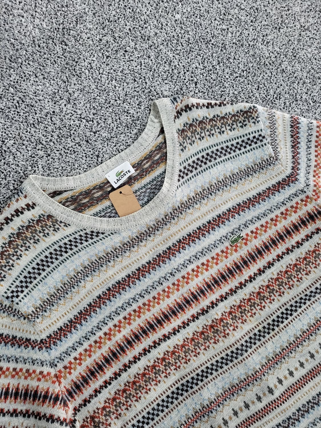 라코스테 패턴 니트 상품이미지3