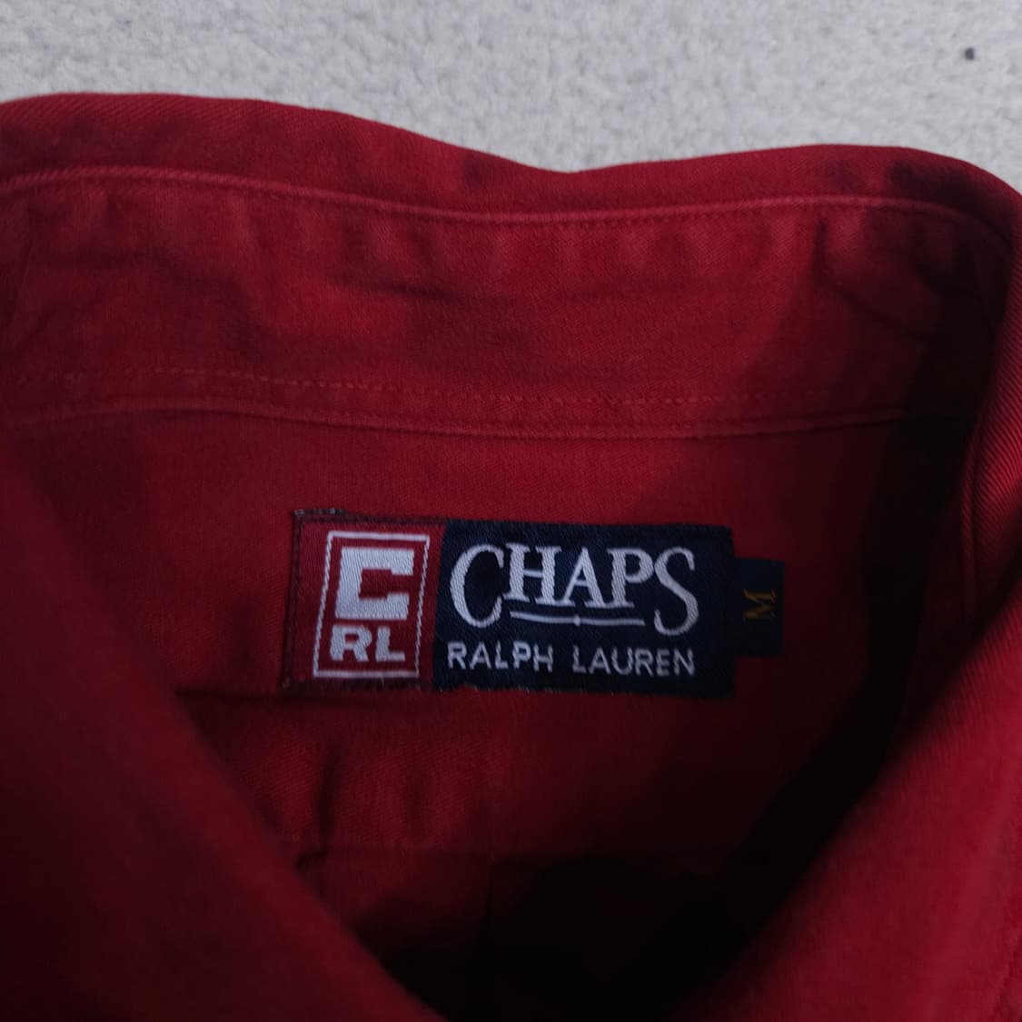 90~00s 챕스 랄프 로렌 옥스포드 셔츠 M 상품이미지4