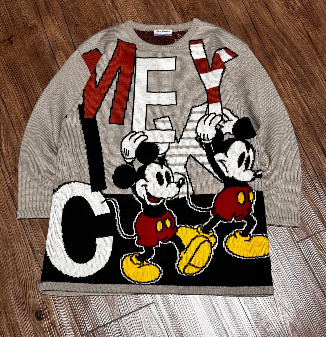 콕 콤보 미키마우스 니트 스웨터 상품이미지2