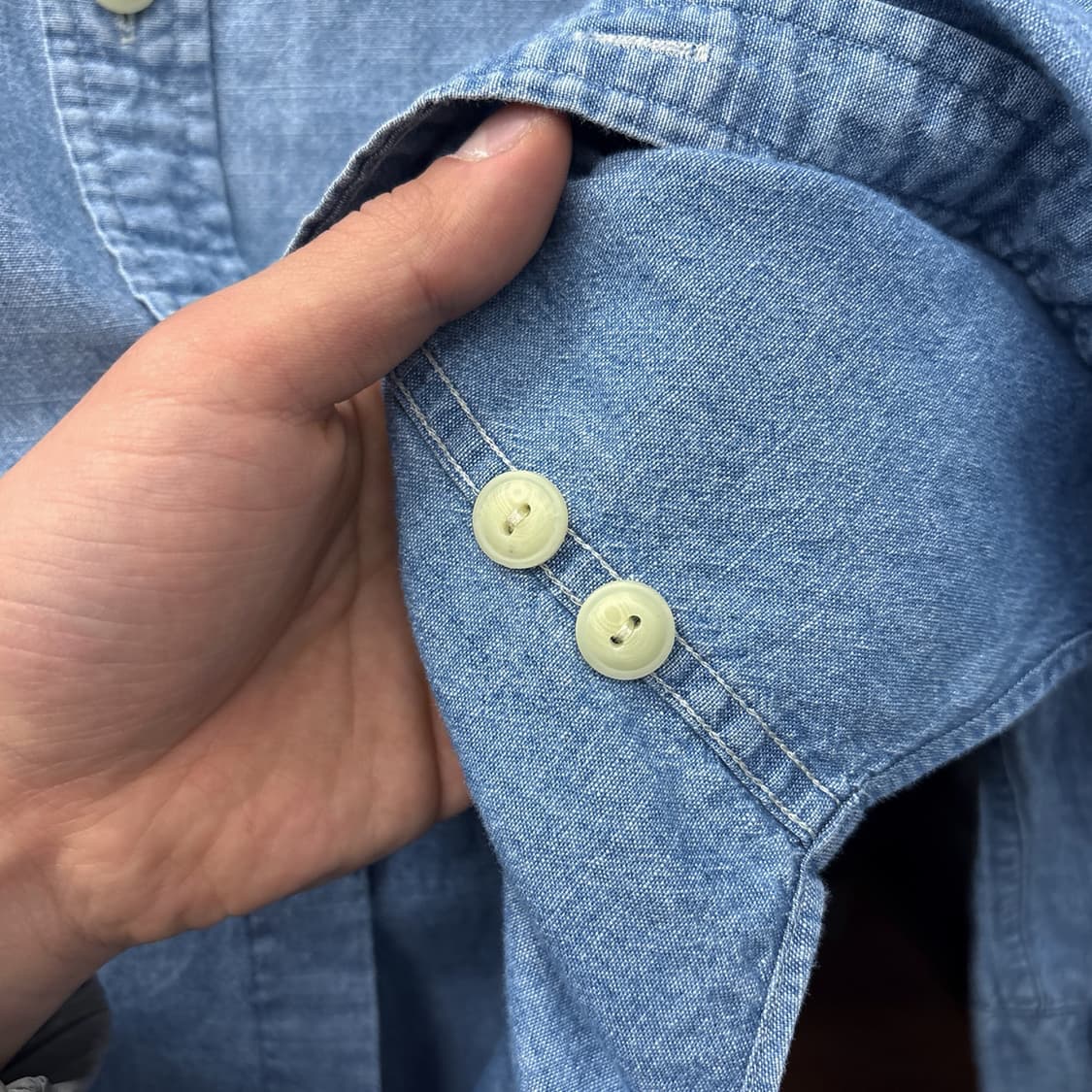 신형라벨 폴로 랄프로렌 릴렉스핏 RP65플래그 샴브레이 셔츠 N1084 상품이미지8