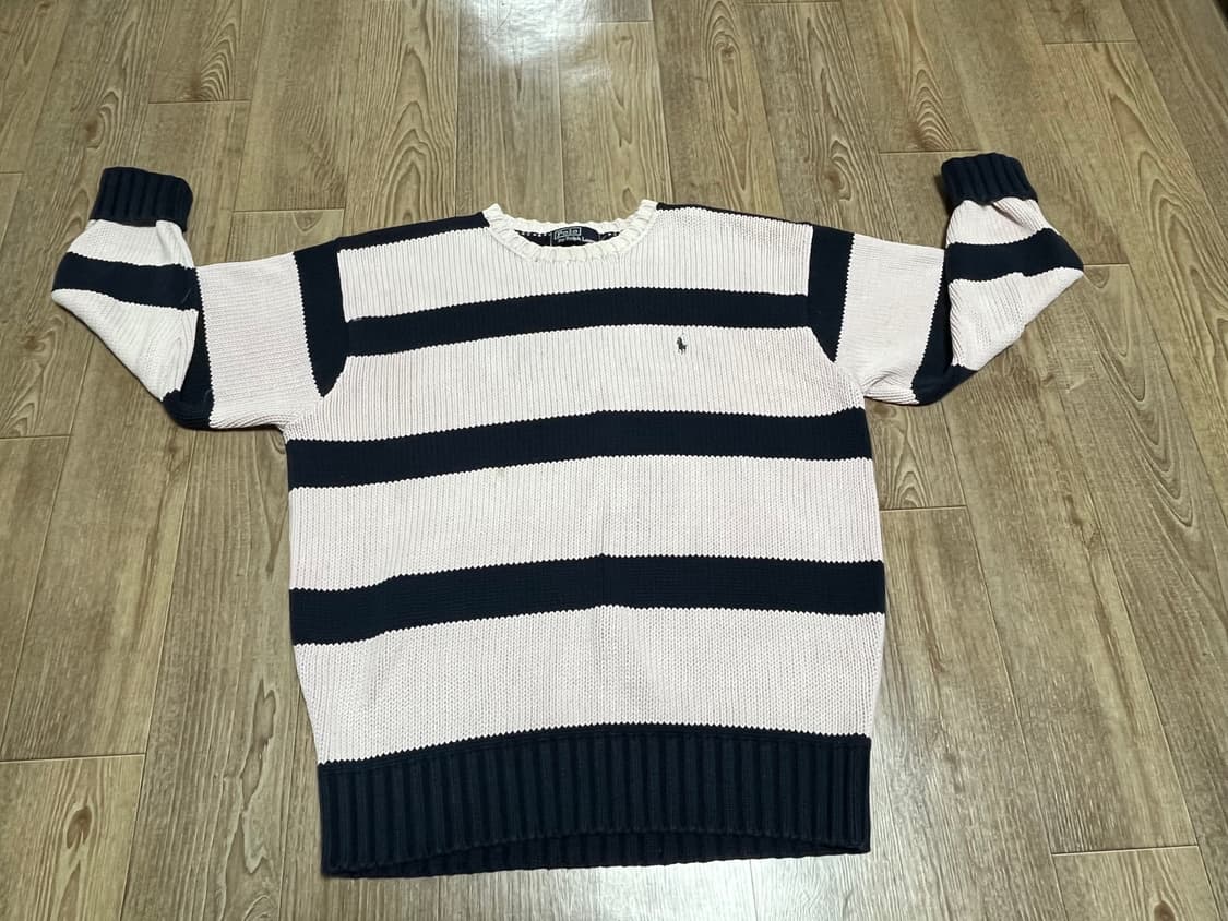 폴로랄프로렌 (핑크/네이비) 스트라이프 니트 상품이미지2