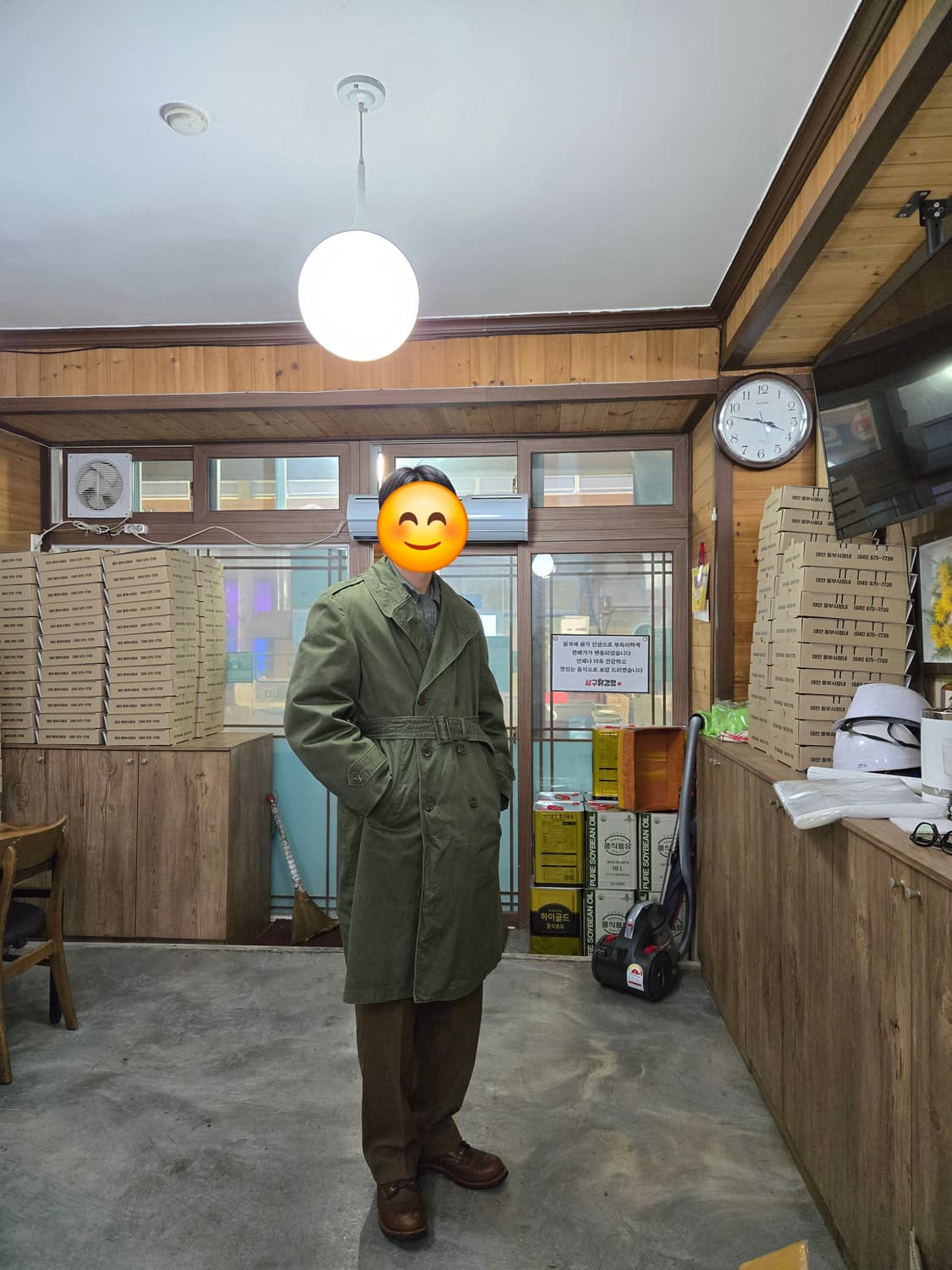 [S/L] 미군 og107 장교 코트 트렌치 오버코트 상품이미지9