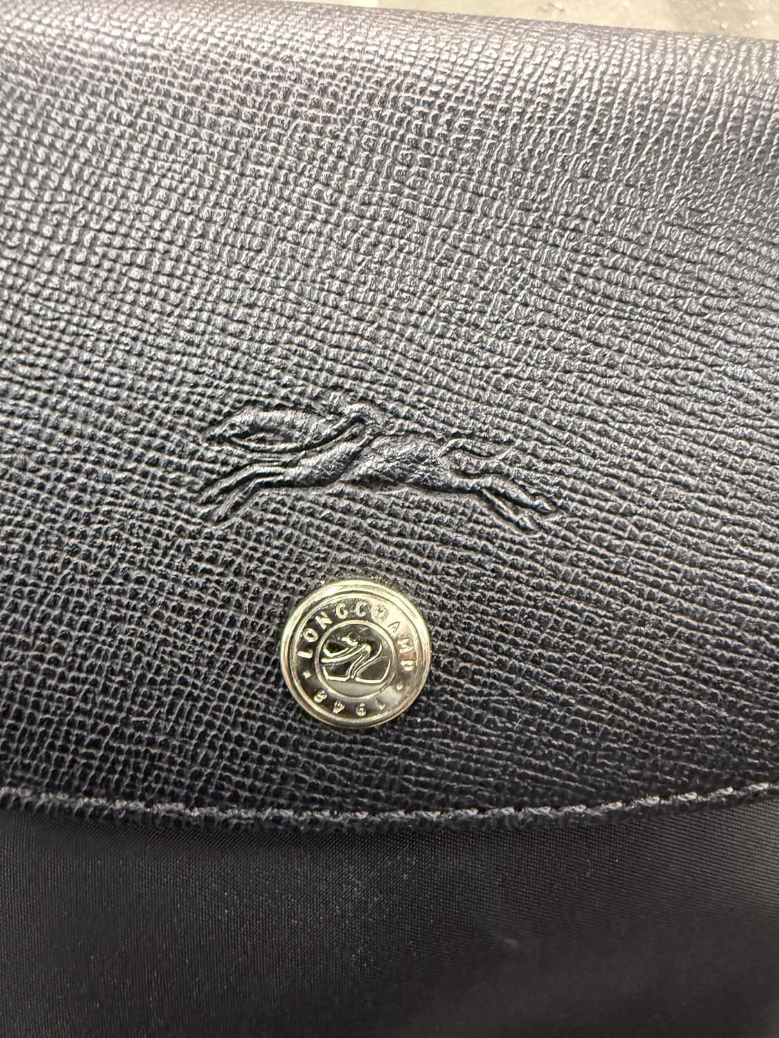 롱샴 르 플리아쥬 숄더백 블랙 라지 상품이미지3