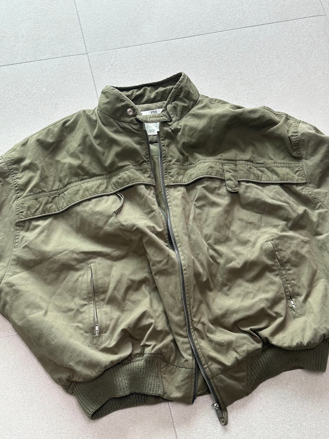 ETCE Vintage washed 봄버자켓 상품이미지2