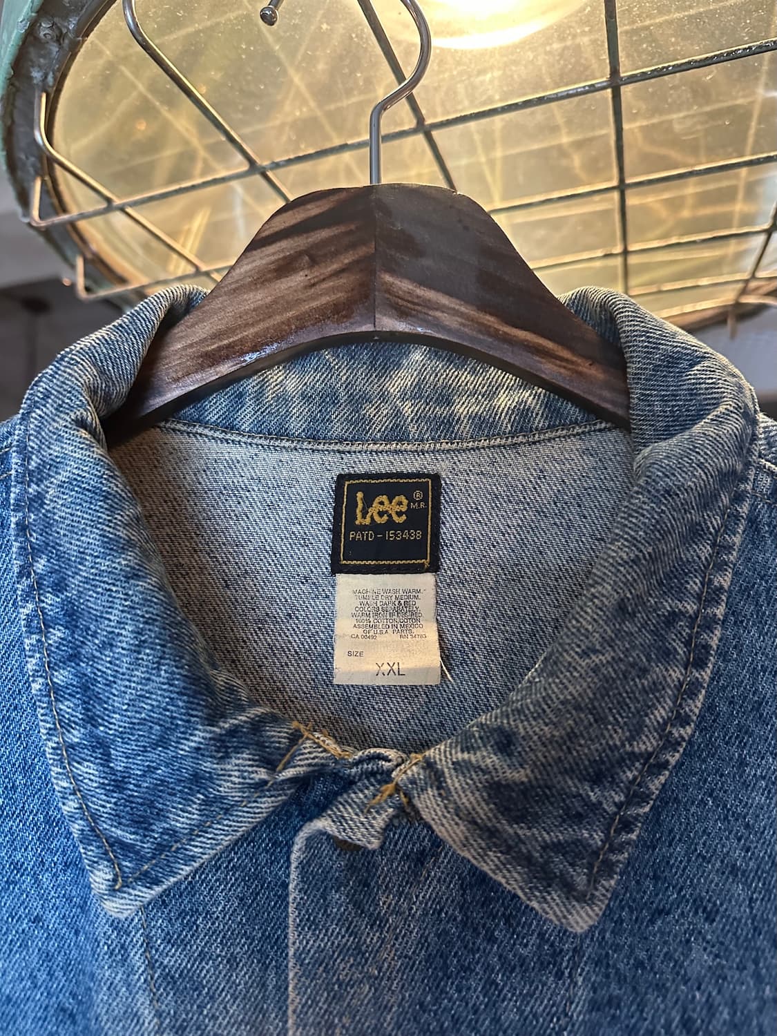 빅사이즈 90s LEE 빈티지 리 미키마우스 데님 트러커 자켓 상품이미지4
