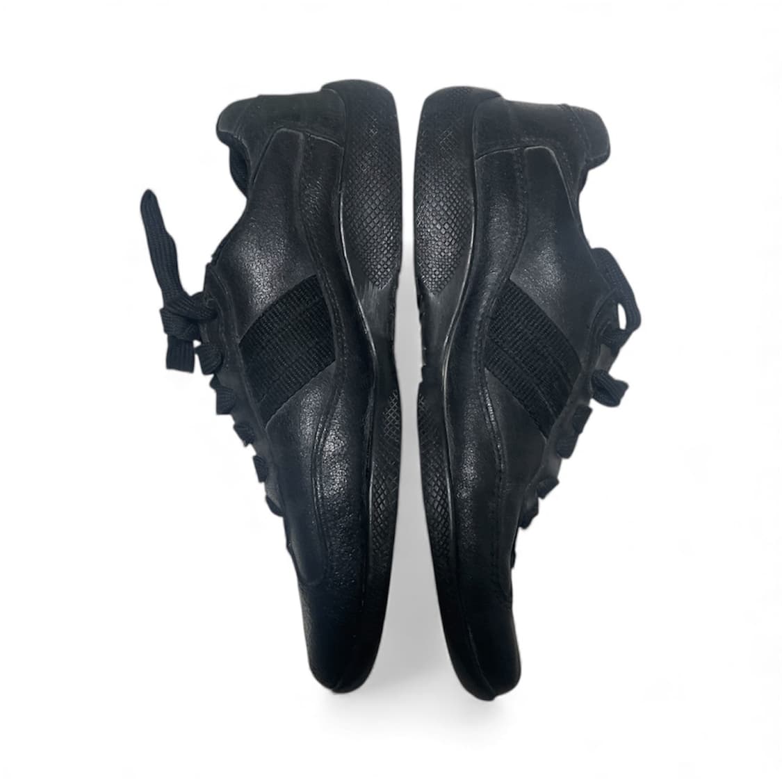 265~270) 프라다 아카이브 빈티지 레더 로고 스니커즈 신발 상품이미지10