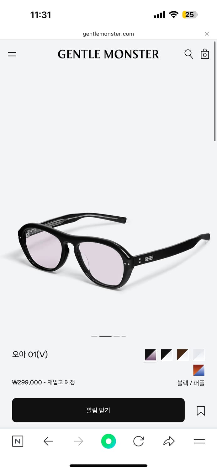 젠틀몬스터 오아01 (품절상태) 상품이미지2