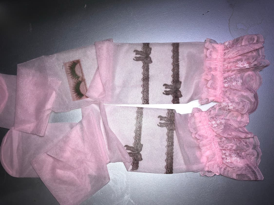 gyaru pink stockings 상품이미지2