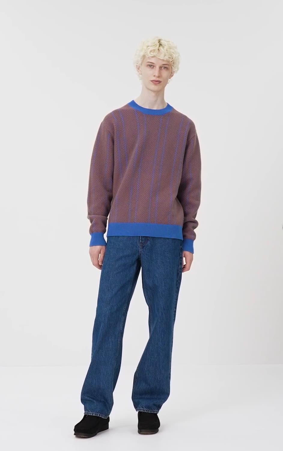 유니클로 JW Anderson 스트레이트 진 중청 29 상품이미지1