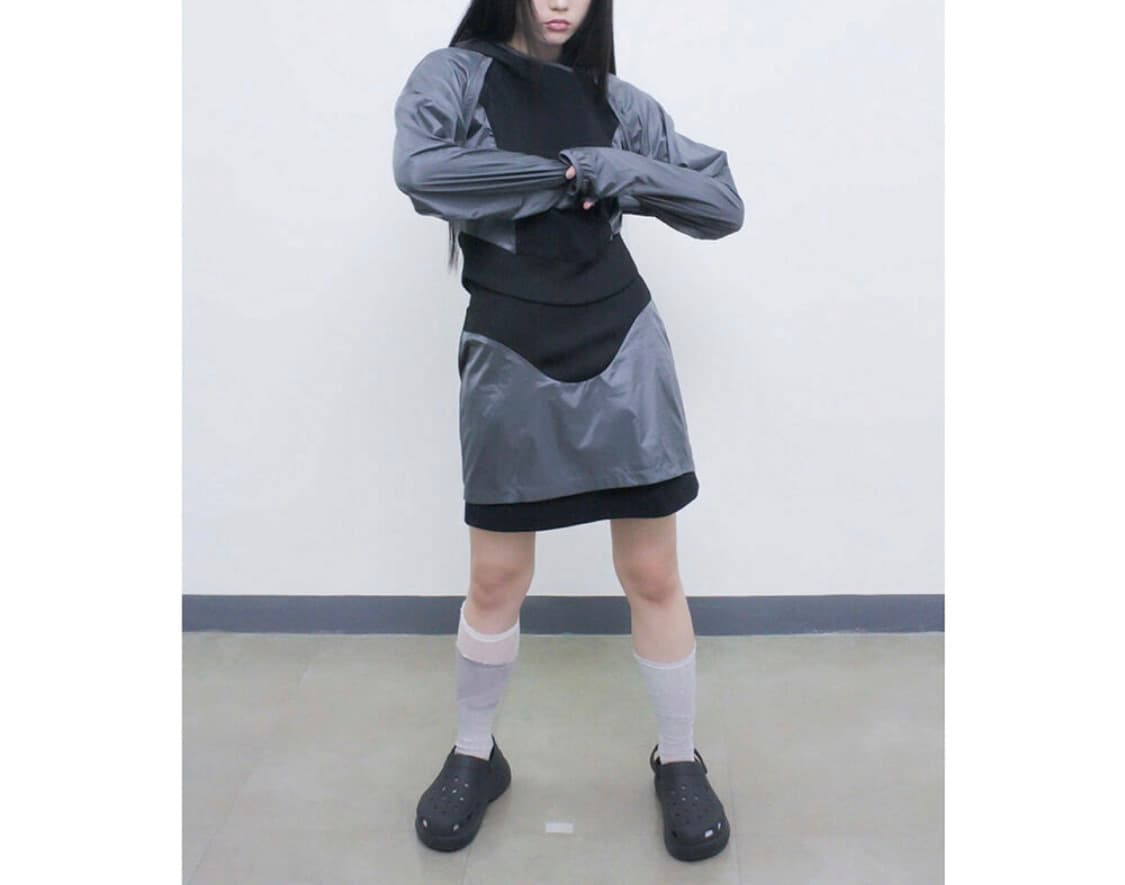 오호스 투웨이 후디 볼레로 블랙 상품이미지2