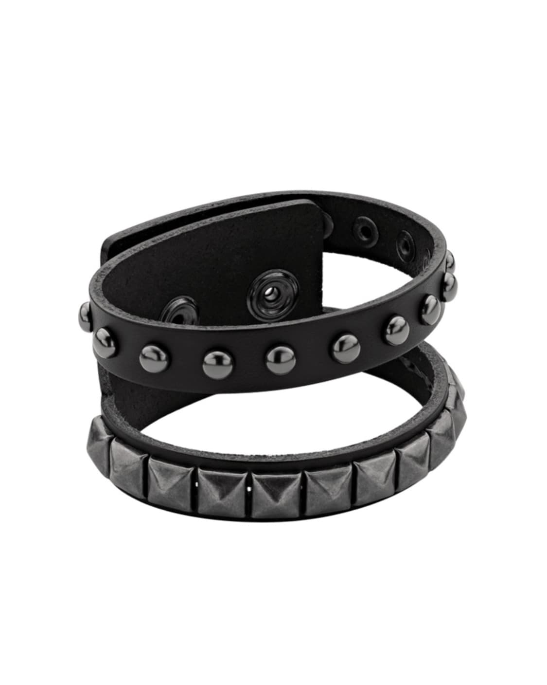 에브리벌스데이 더블스터드 레더 팔찌 상품이미지1