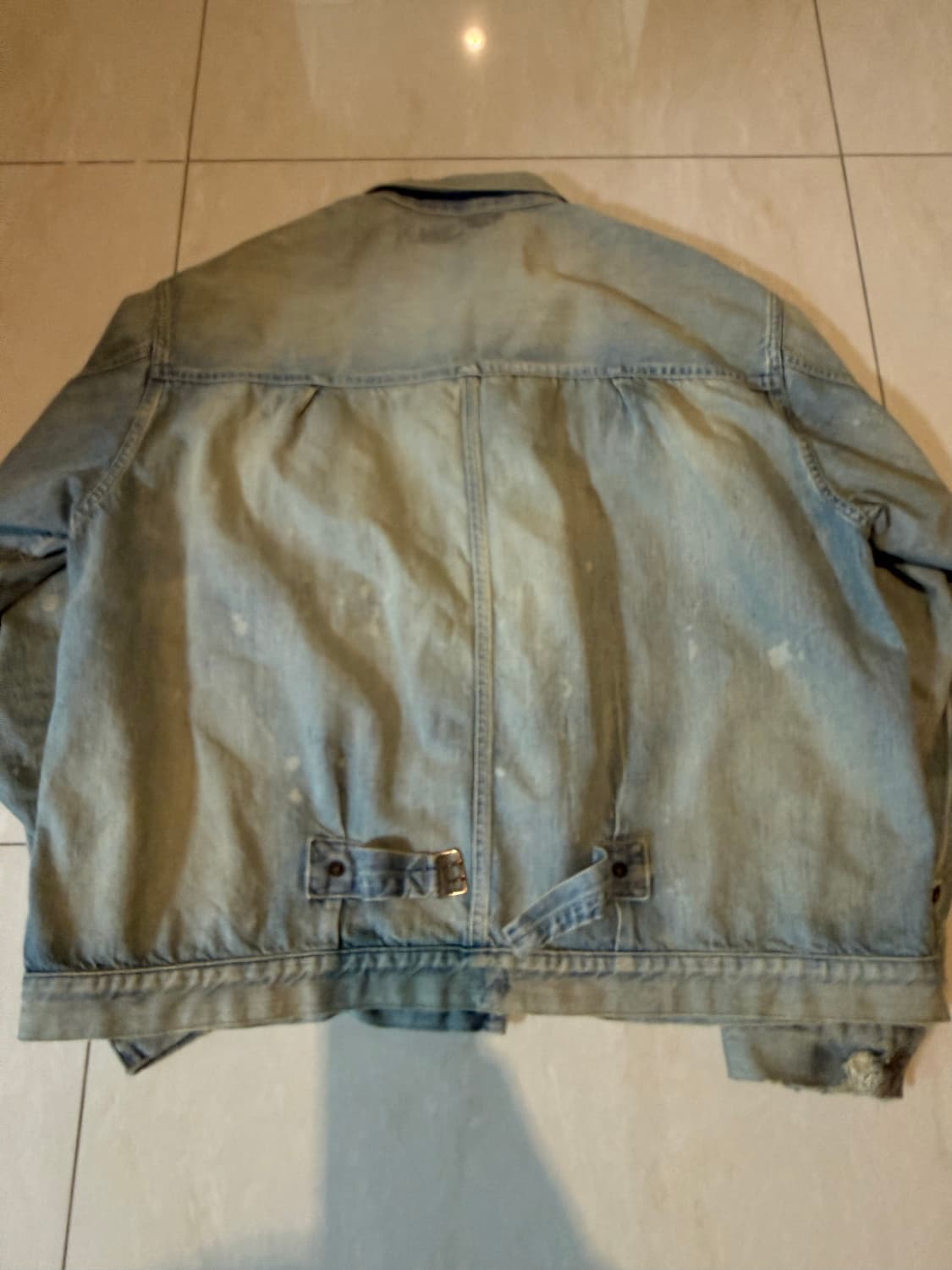 [사이즈 50]25FW 아프레쎄 블리치 데님자켓 상품이미지2