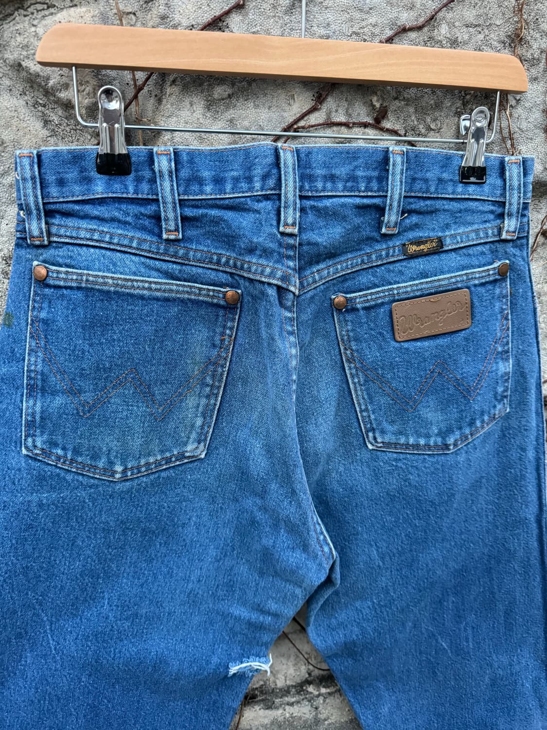 90s 랭글러 usa 빈티지 13mwz 카우보이컷 웨스턴 데님 팬츠 상품이미지9
