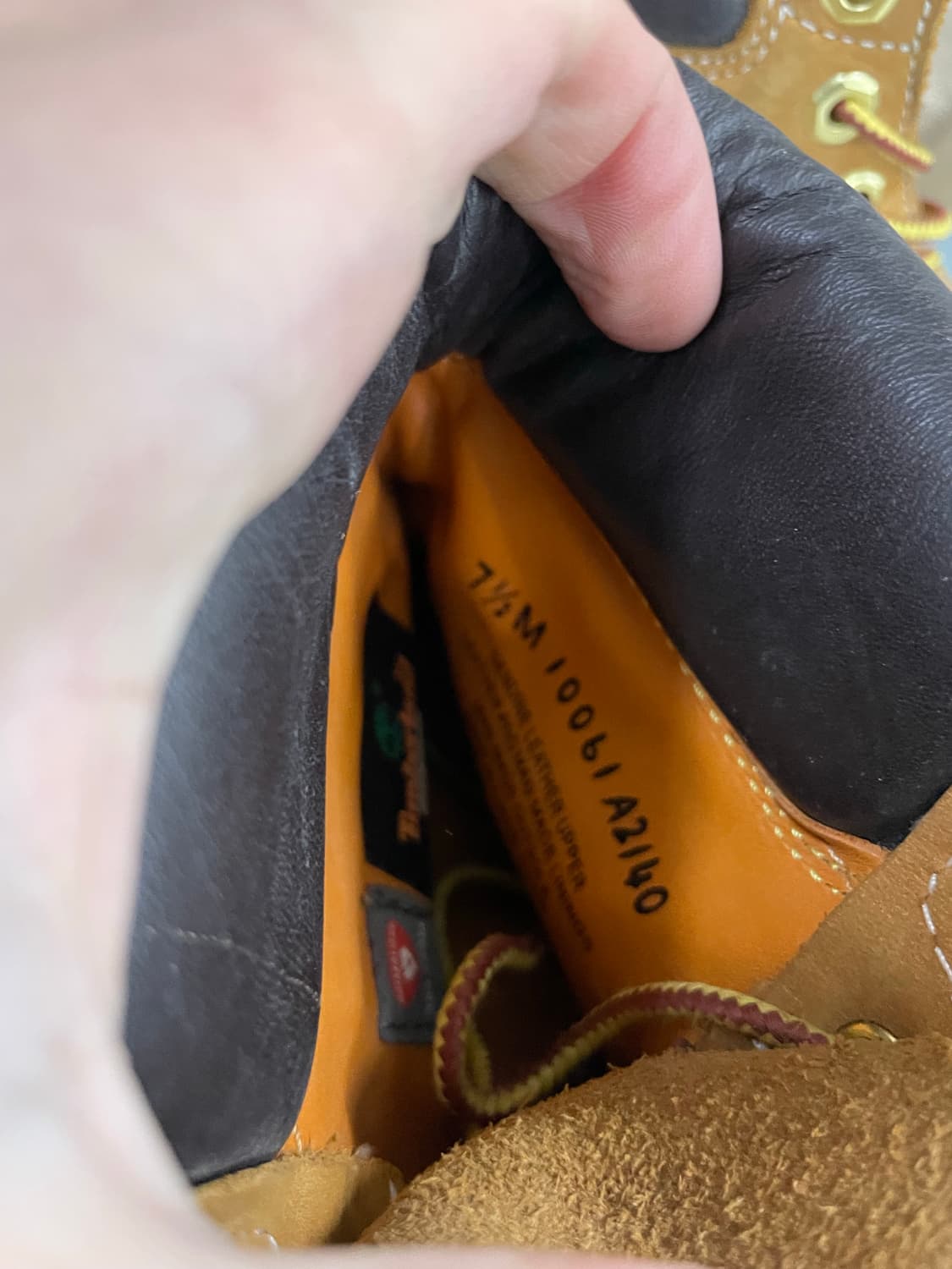 팀버랜드 6인치 프리미엄 부츠 US7.5 (gr-4031) 상품이미지9