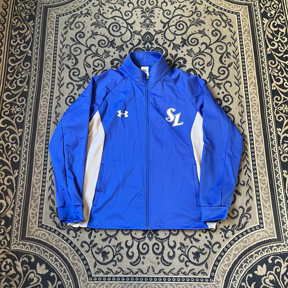 110 언더아머 삼성라이온즈 트레이닝 집업/W2324 상품이미지1