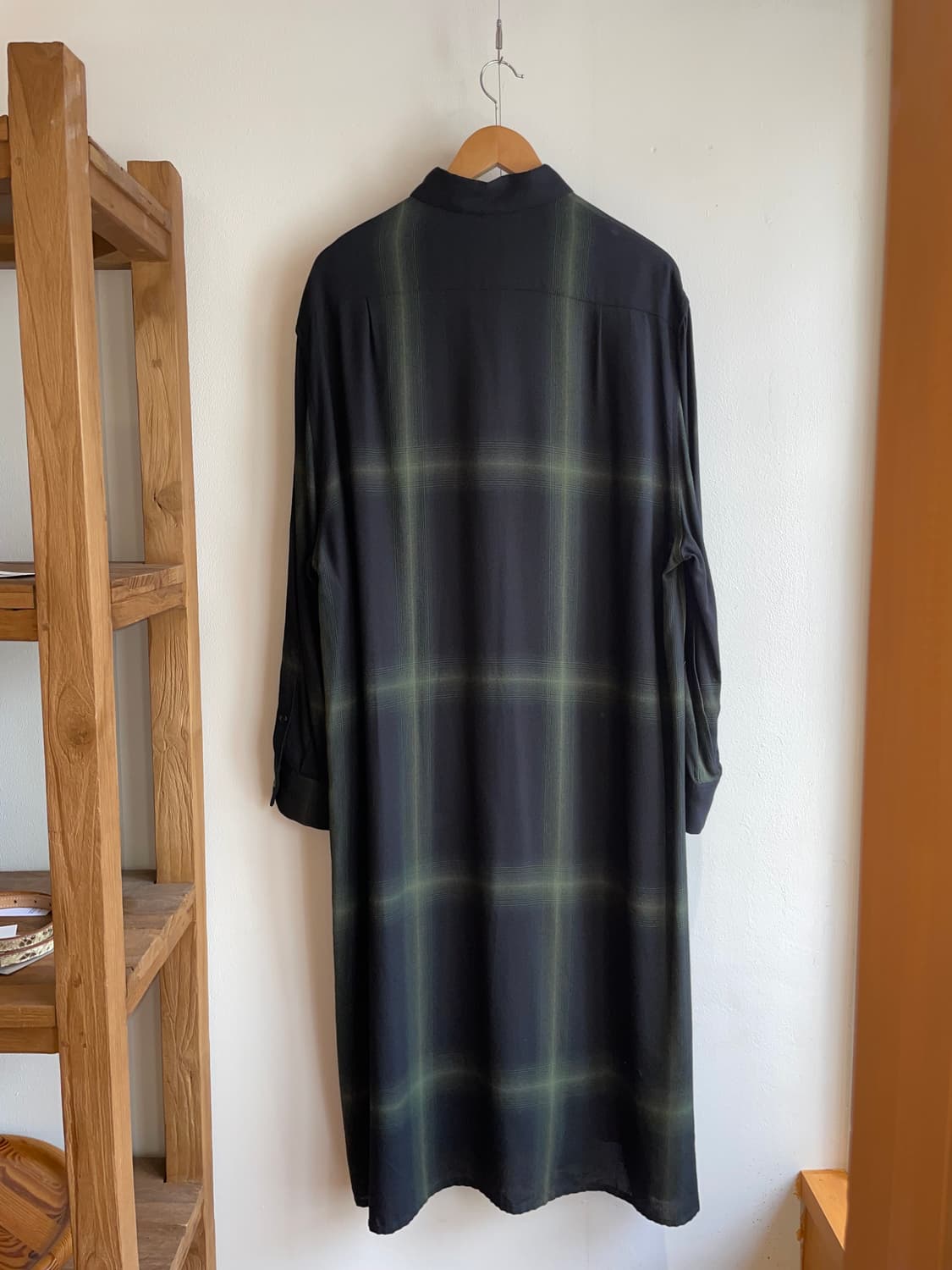 라드뮤지션 트윌 옴브레 체크 롱셔츠 상품이미지3