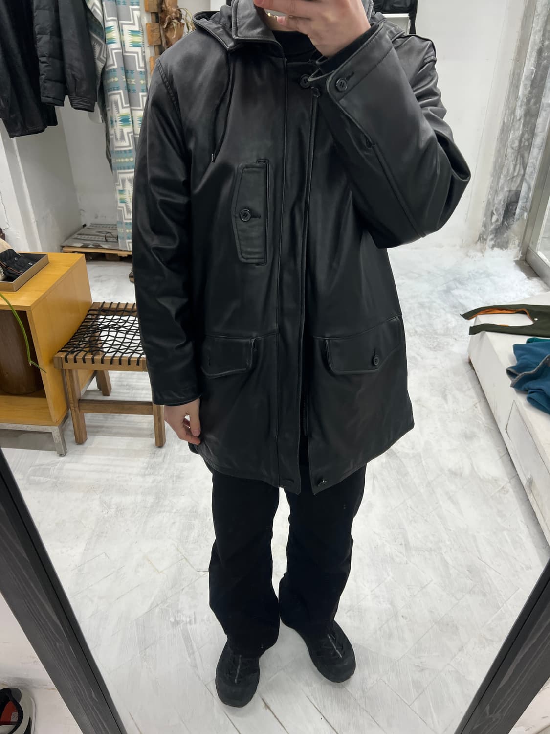 Retro gracle 양가죽 카코트 상품이미지7