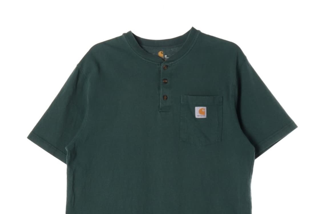 칼하트 K84 헨리넥 포켓 반팔 티셔츠 M 상품이미지3