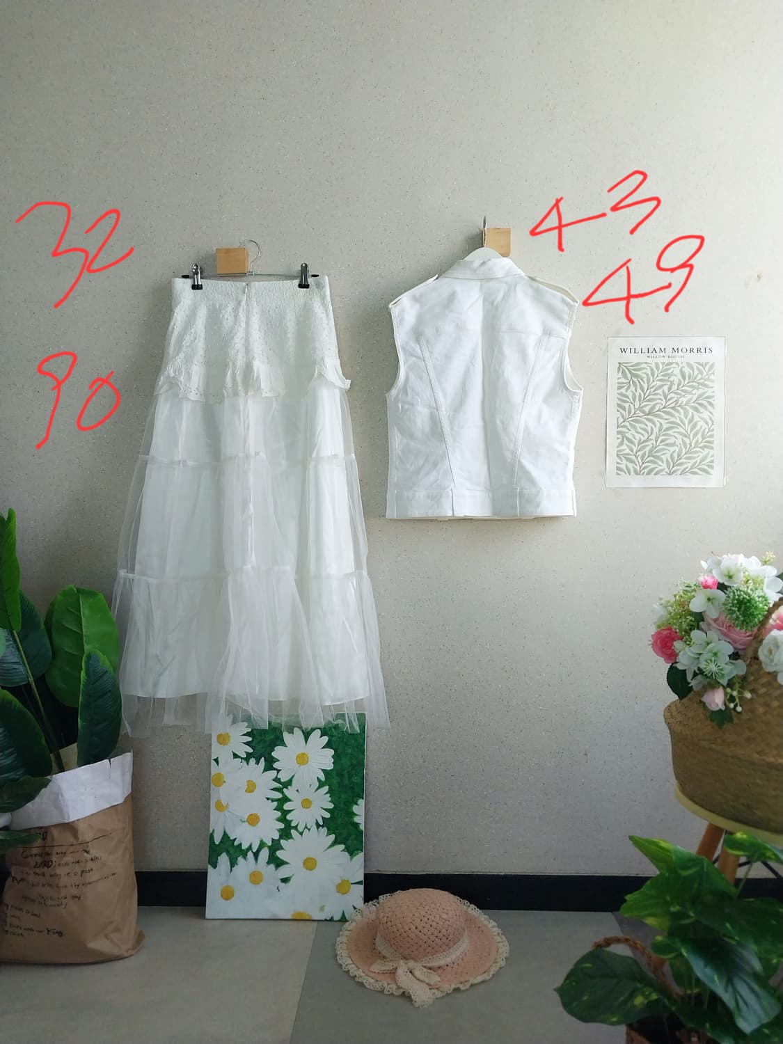 크리스챤디올 베스트 조끼36+샤스커트S 일괄 상품이미지7