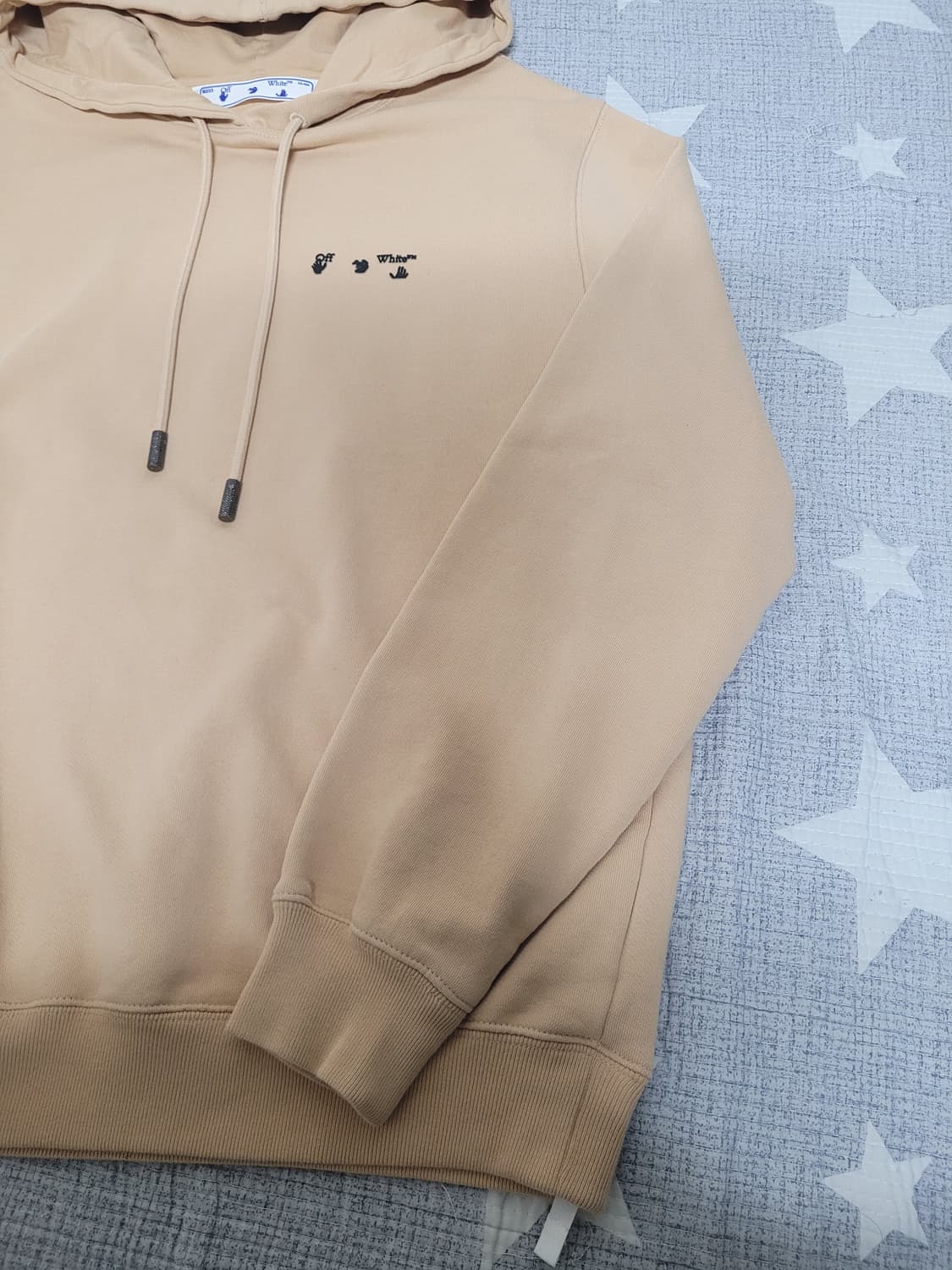 Off-White 오프화이트 베이지 후드티 상품이미지5