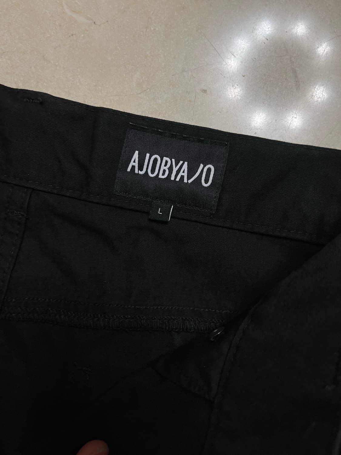 아조바이아조 타이간 블랙 팬츠(L사이즈) 상품이미지5