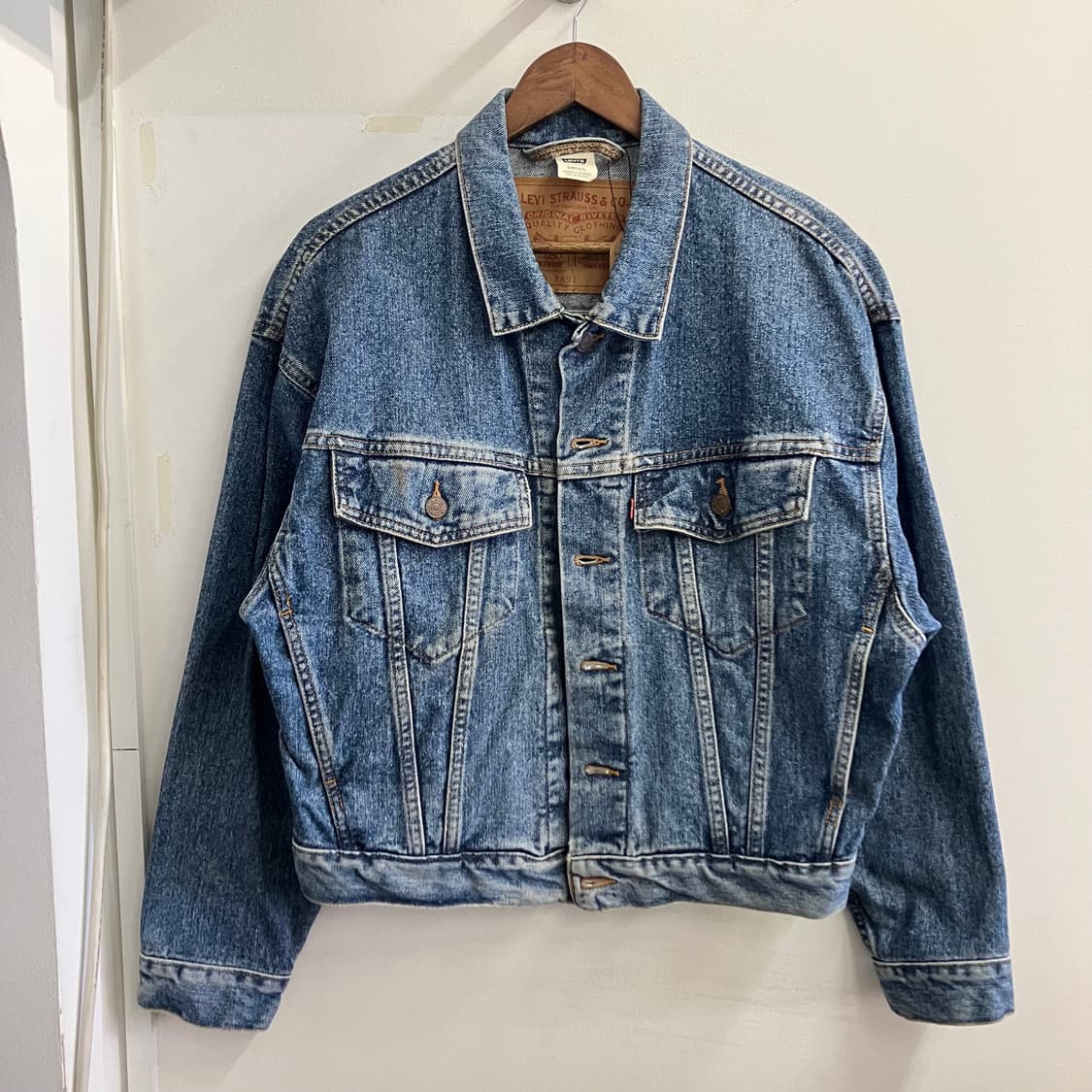 N133 90s 리바이스 데님 청자켓 상품이미지1