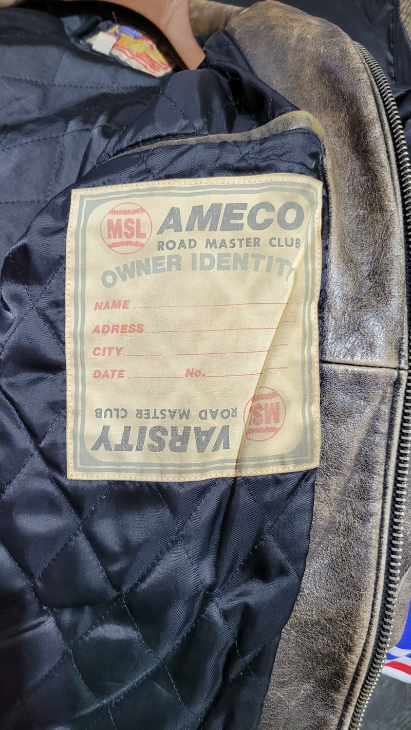 아메코 클래식 가죽 자켓 상품이미지9