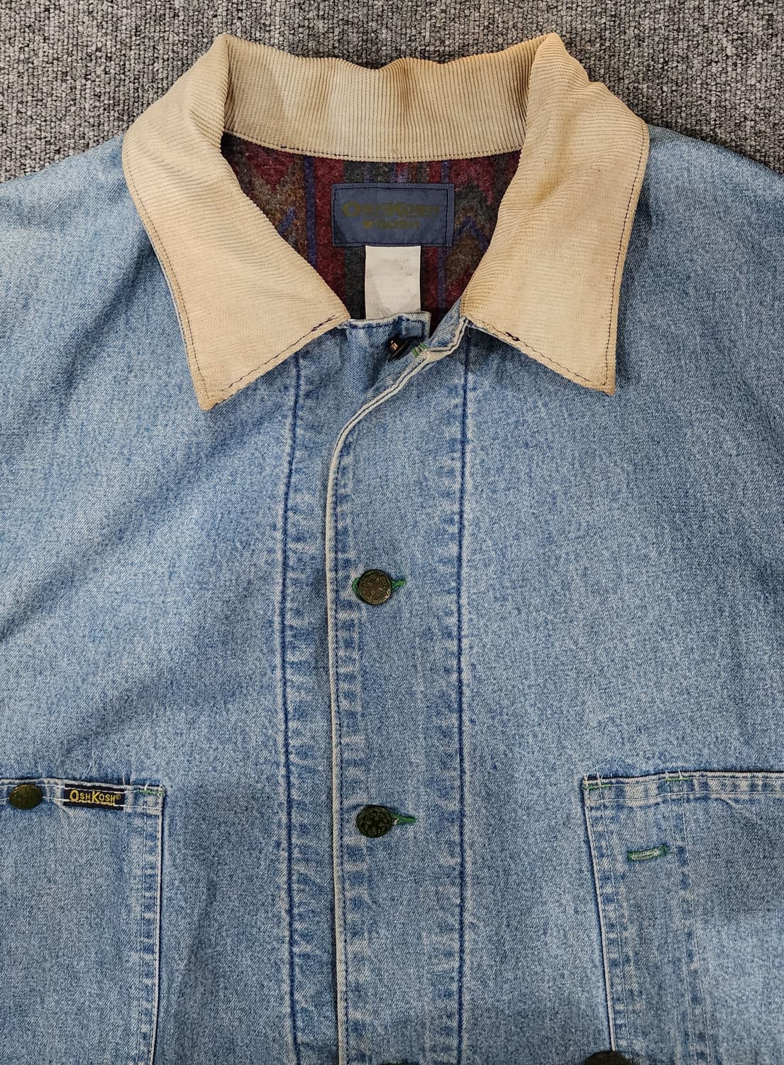 OSHKOSH B'Gosh 오시코시 80s 블랭킷 초어 데님 자켓 48R 상품이미지4