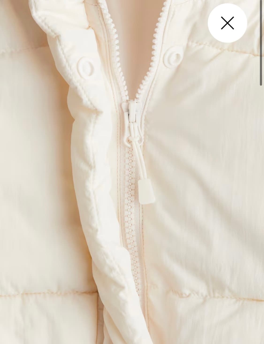 h&m 후드 퍼프 재킷 (패딩 ) m 사이즈  상품이미지2