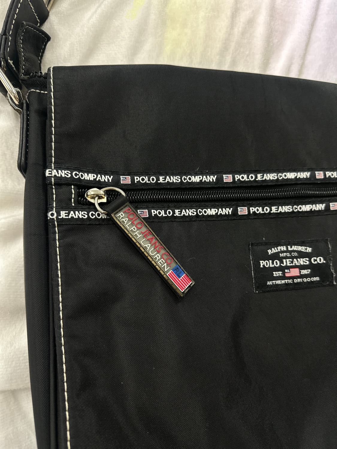 폴로진스 나일론 메신저 백 상품이미지3