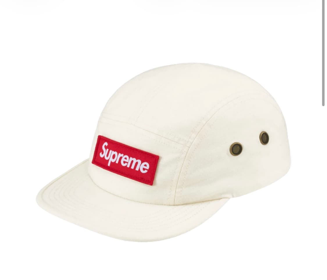 슈프림 x 주욕 캠프캡 화이트 - 25SS 상품이미지1