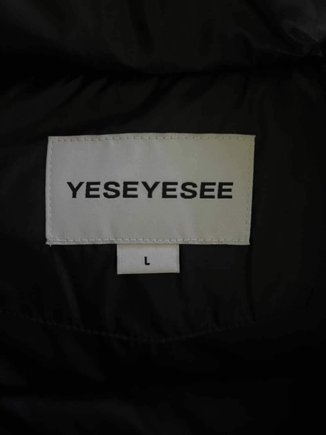 예스아이씨 패딩 블랙 L 상품이미지4