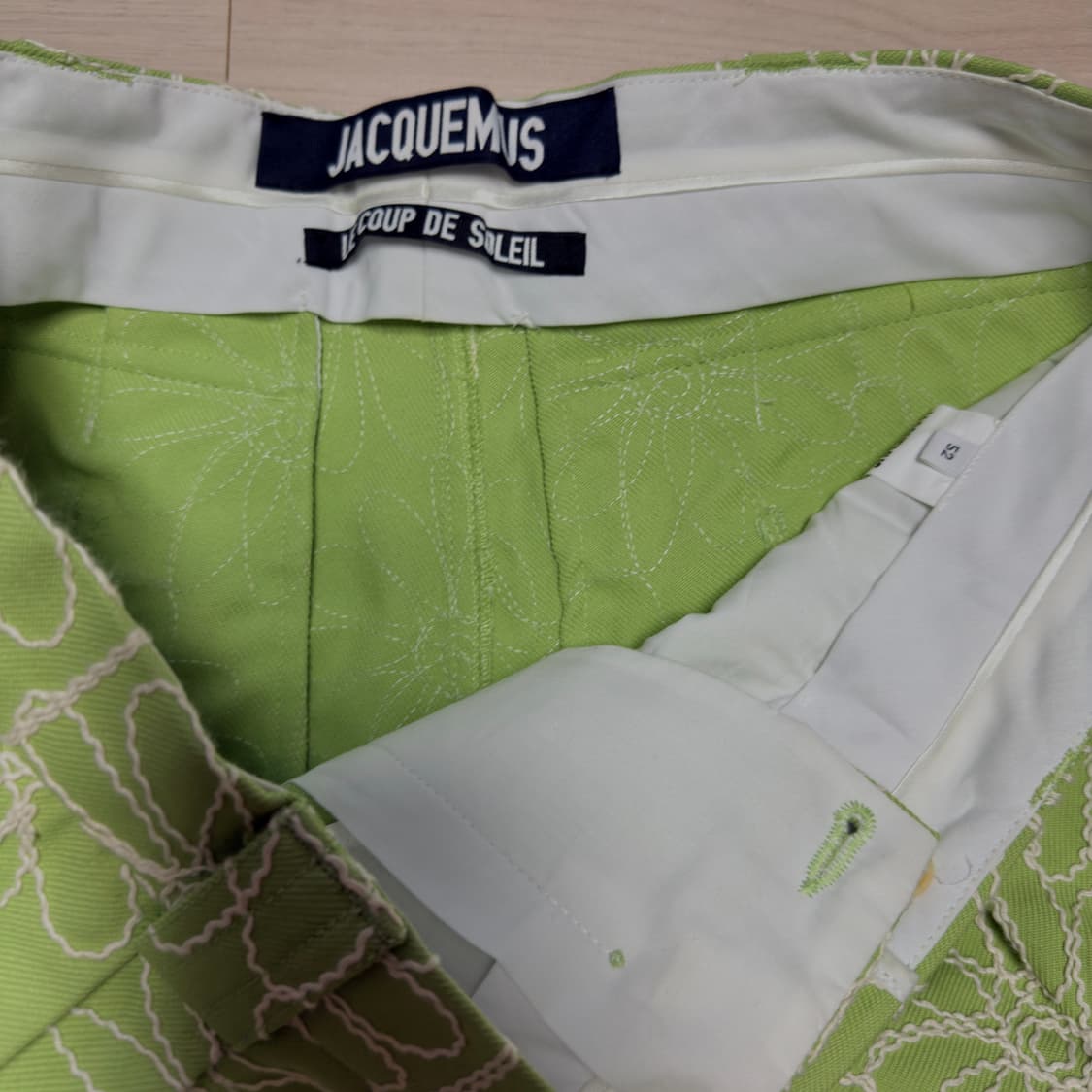 JACQUEMUS 자크뮈스 자수 버뮤다 팬츠  상품이미지3