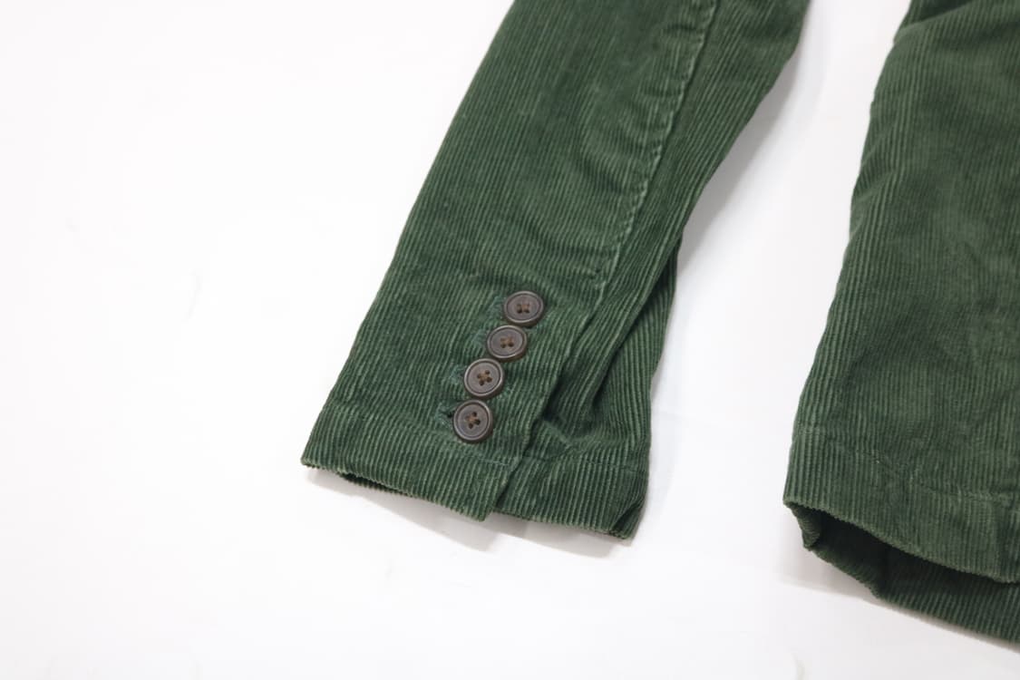 Racy Jeans 빈티지 딥그린 코듀로이 테일러드 자켓 (S) 상품이미지9