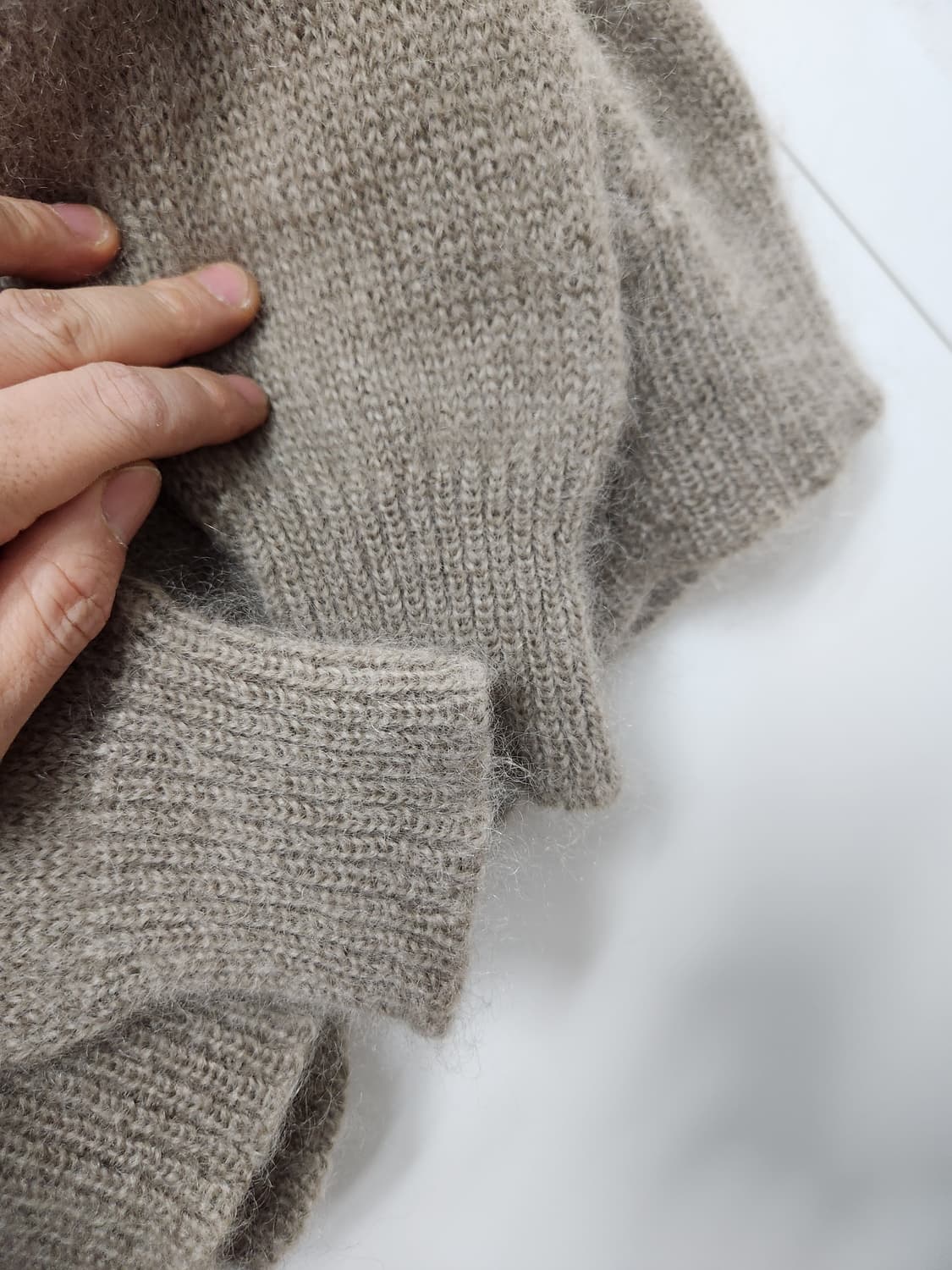 피그벨 모크넥 모헤어 니트3사이즈/L 상품이미지2