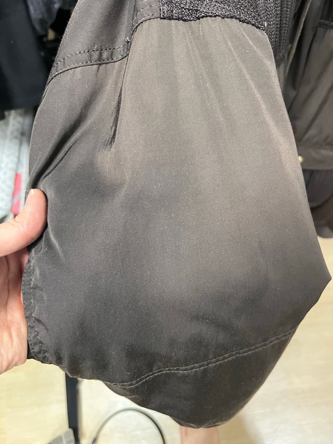 마뗑킴 니트 믹스드 플라이트 점퍼 s 다크브라운 상품이미지4