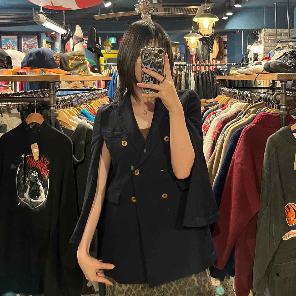 Comme des garcons 꼼데가르송 케이프 블레이저 상품이미지1