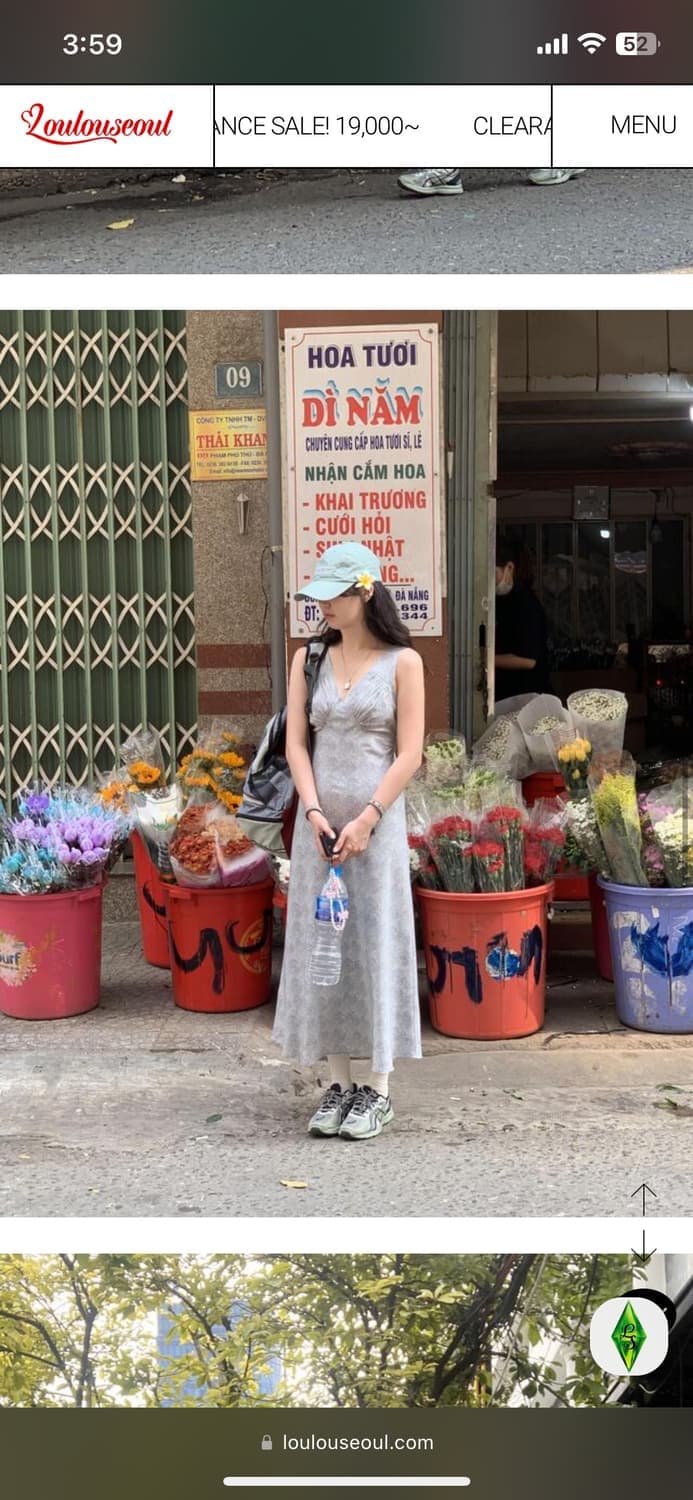 루루서울 Mintccino dress 사이즈S 
 상품이미지3