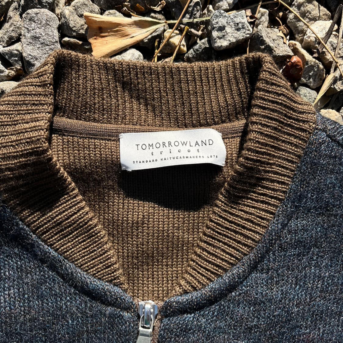 투모로우랜드 모헤어 혼방 니트집업(실측확인) 상품이미지2