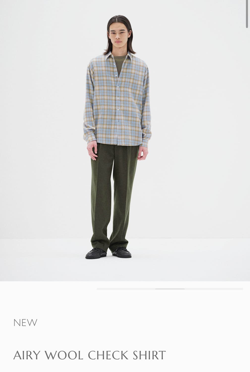 오라리 에어리울 셔츠 상품이미지3