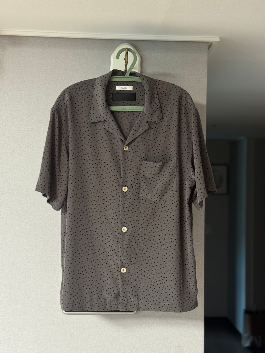 타일레 도트 반팔 셔츠 2사이즈 판매  상품이미지1