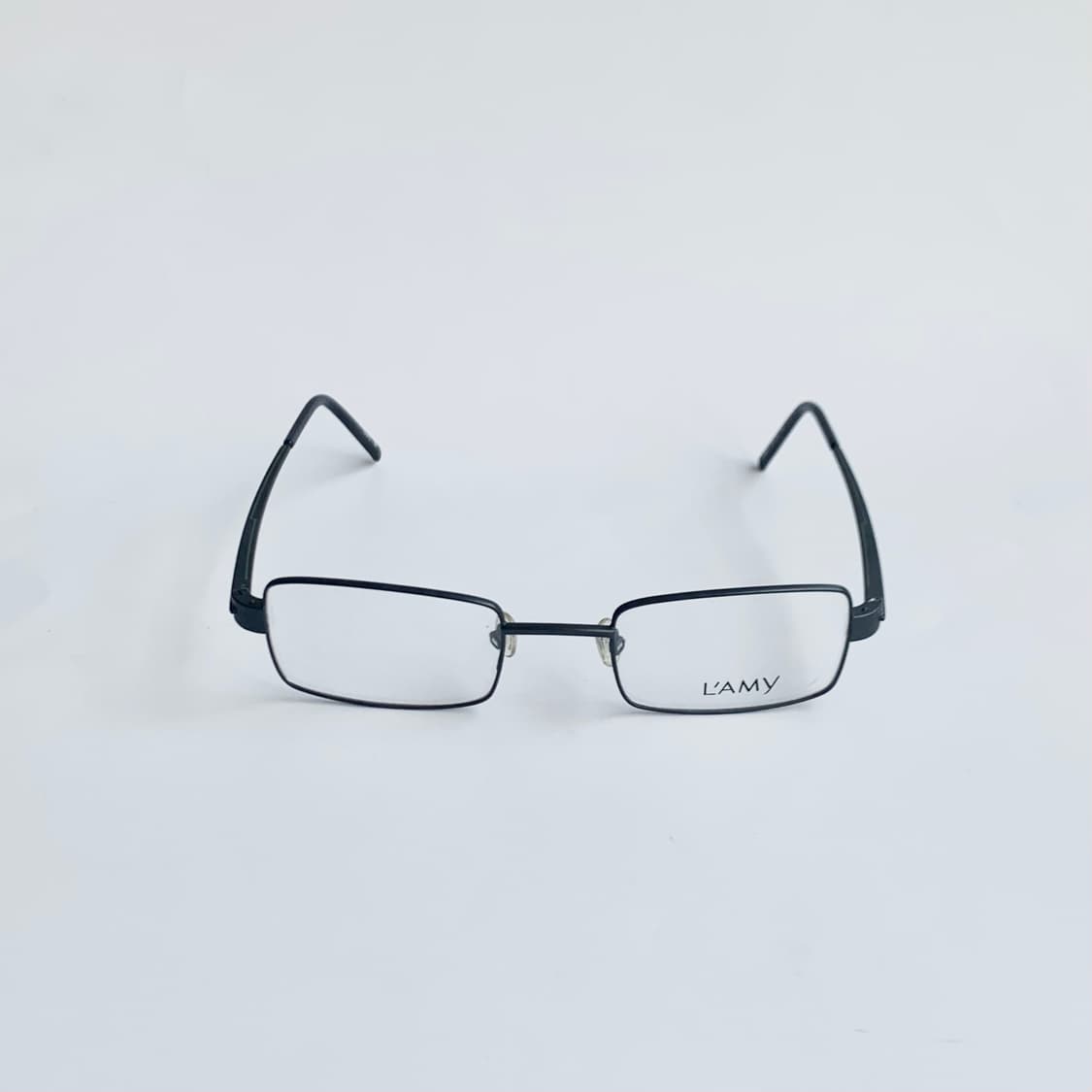 [픽키-724] 데드스탁 클래식 경량 사각 블랙 메탈 빈티지안경 상품이미지2