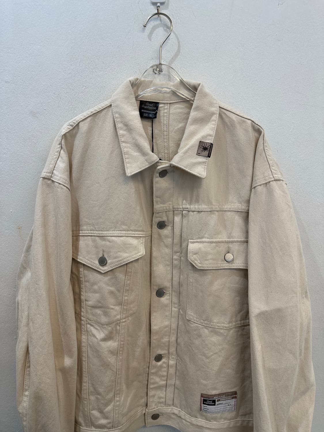 Gu x mihara yasuhiro natural trucker 상품이미지2