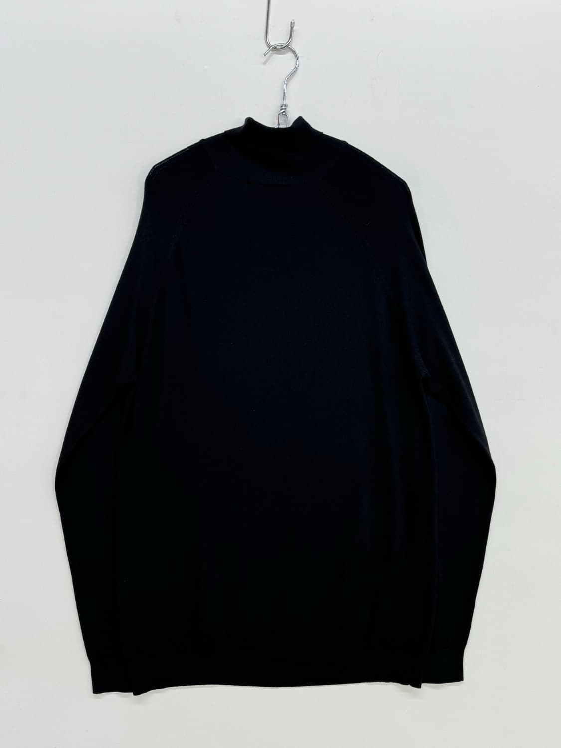 ZARA 모크넥 니트 블랙 상품이미지2