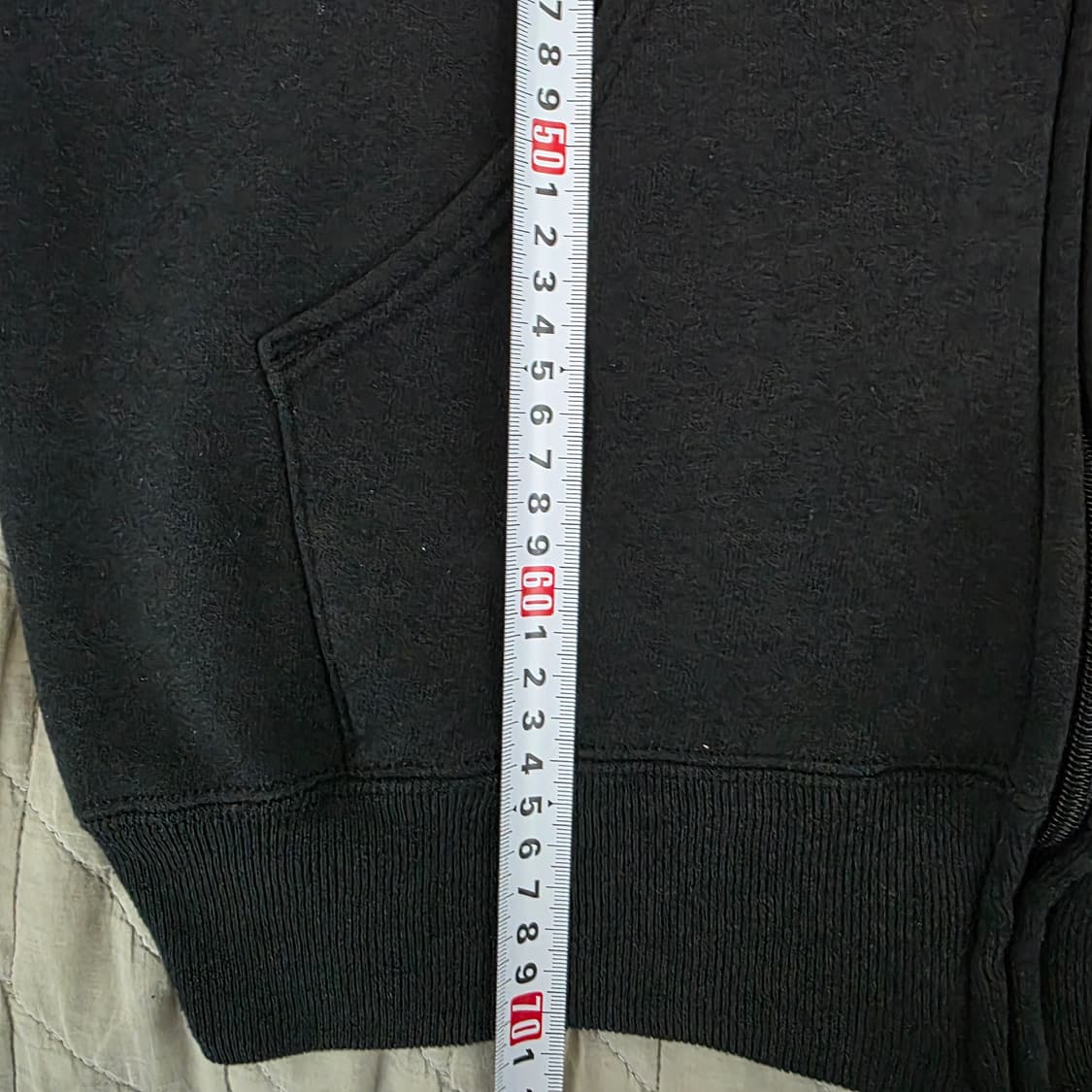 [XL] 90s 빈티지 러셀 애슬레틱 후드집업 블랙 ver. 하드페이드 상품이미지8
