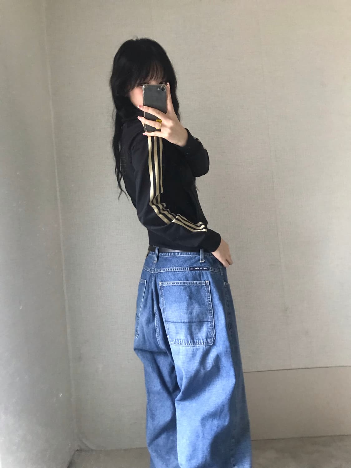 아디다스 블랙 골드 트랙탑 상품이미지6