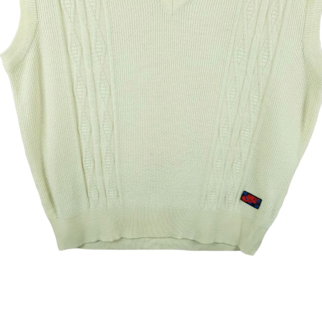 [남100]나이키 아이보리 80S 니트 조끼[Y61-260] 상품이미지3