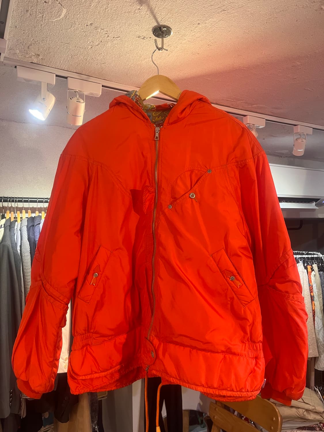 오일릴리 카툰 라이닝 후드 점퍼 상품이미지1