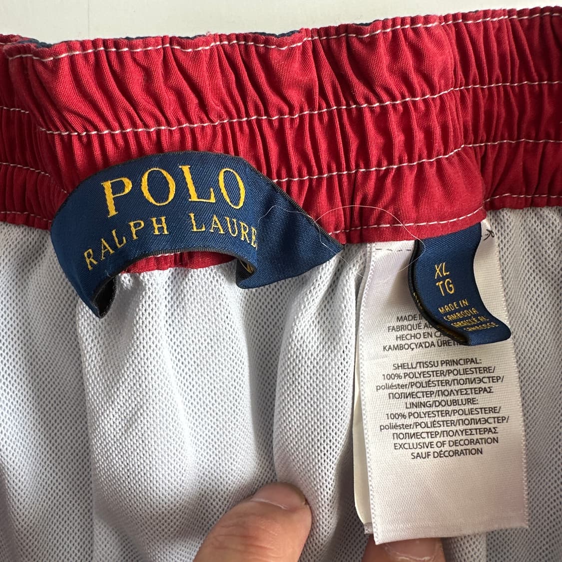 Polo 폴로 랄프로렌 선셋 우븐 스웜 팬츠 상품이미지5